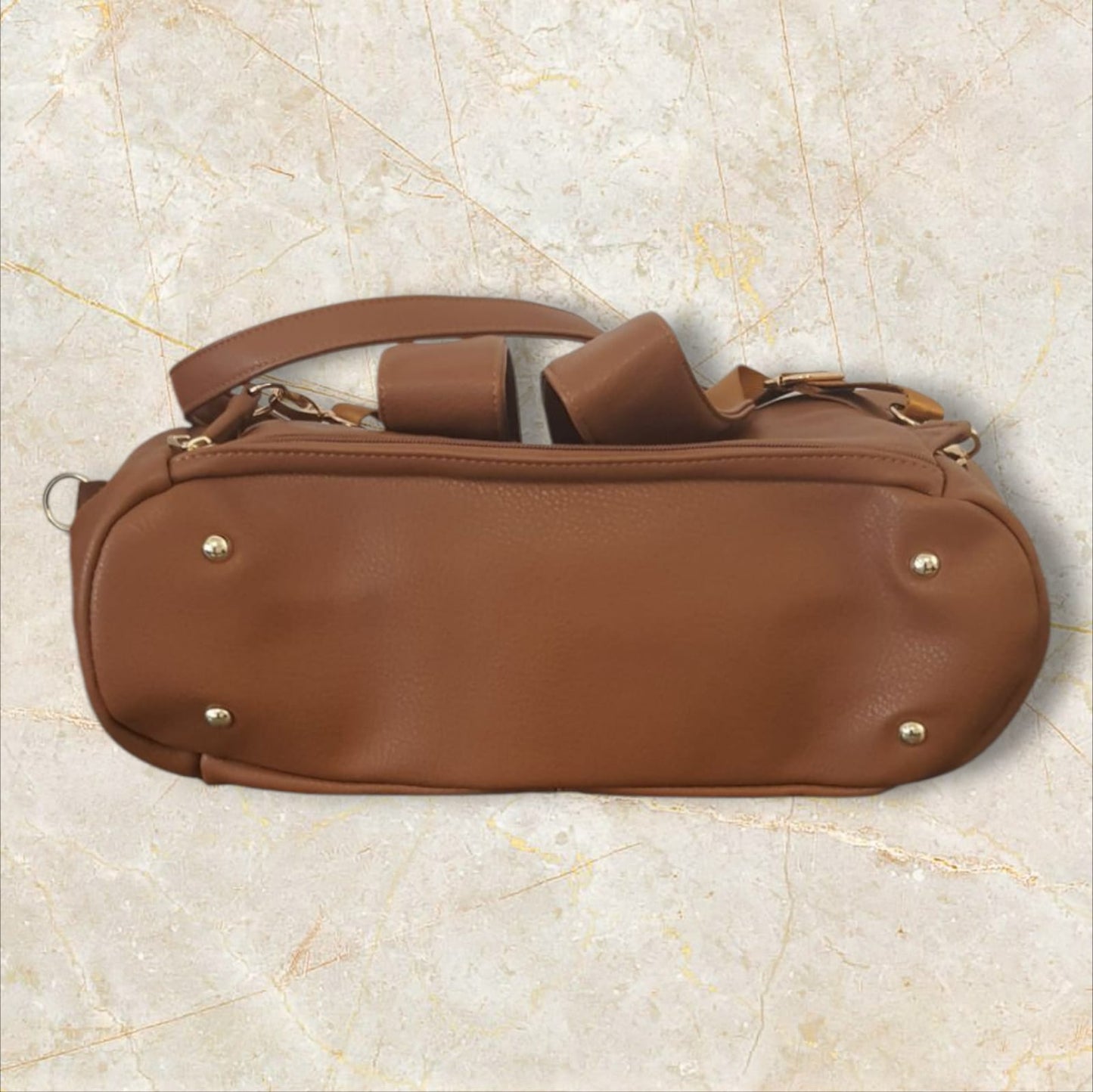 Sac à Langer Cuir Marron